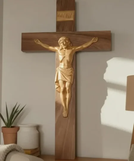 Drveno raspelo - ručni rad